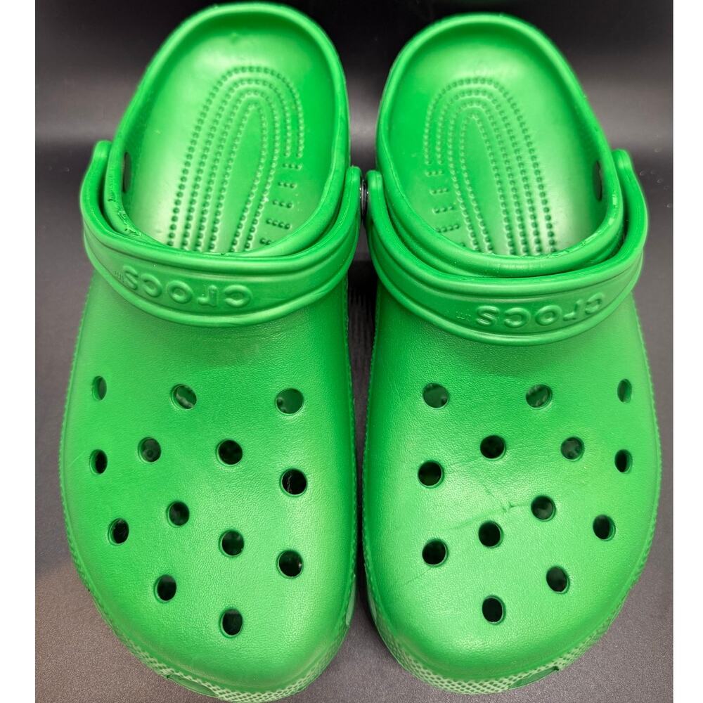 NEW Crocs Classic Clog Shoes W10 M8 Green Slip On Garden Comfort